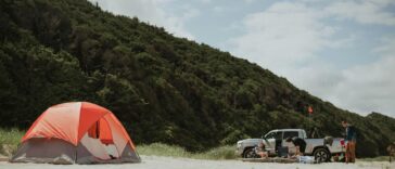 tent on a beach