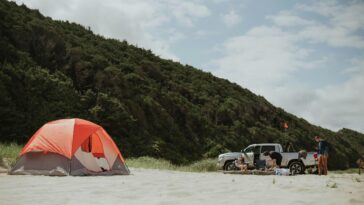 tent on a beach