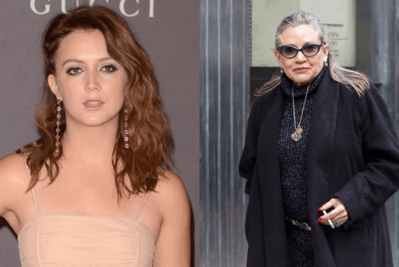 Billie Lourd Talks about Feeling Angry at Late Mother Carrie Fisher