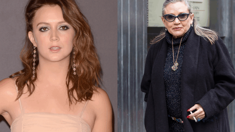 Billie Lourd Talks about Feeling Angry at Late Mother Carrie Fisher