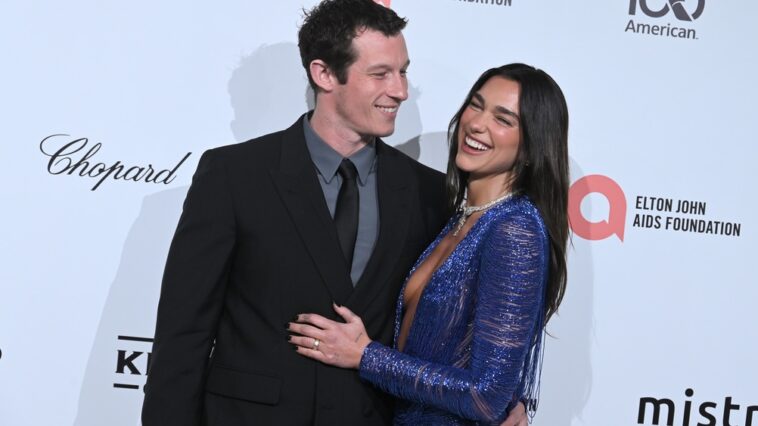 Tears, Love and a Black Cab as Dua Lipa and Callum Turner Begin Married Life